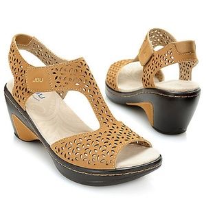 JBU by Jambu T-strap Wedge Sandal Sz 9
